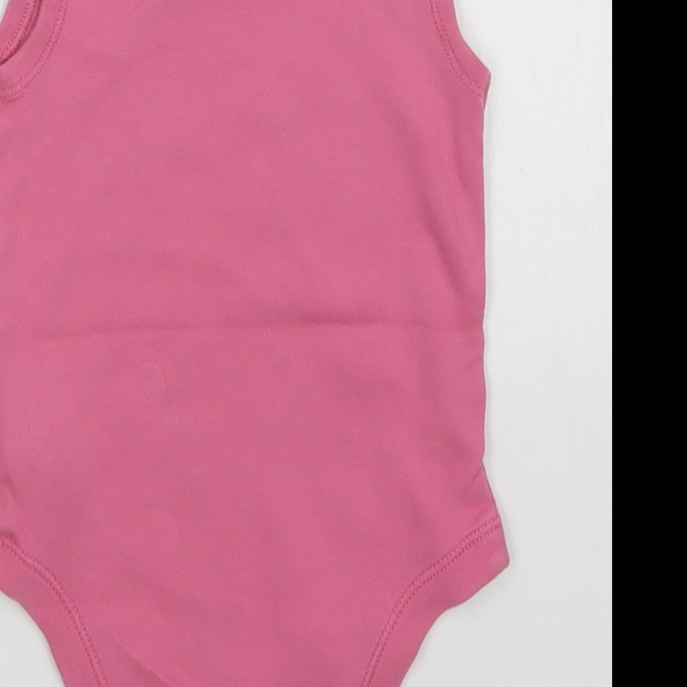 Matalan Girls Pink Unitard One-Piece Size 9-12 Months