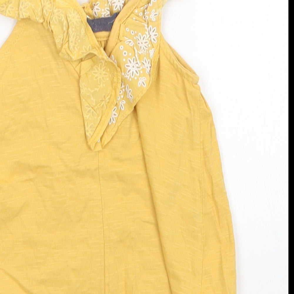 Savannah Girls Yellow Basic Tank Size 3-6 Months