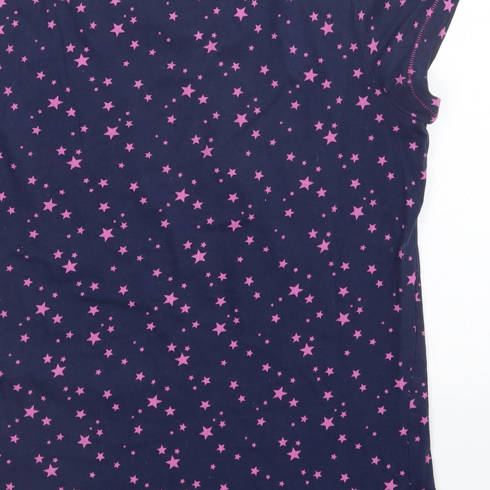 Next Womens Multicoloured Polka Dot Top Pyjama Top Size S