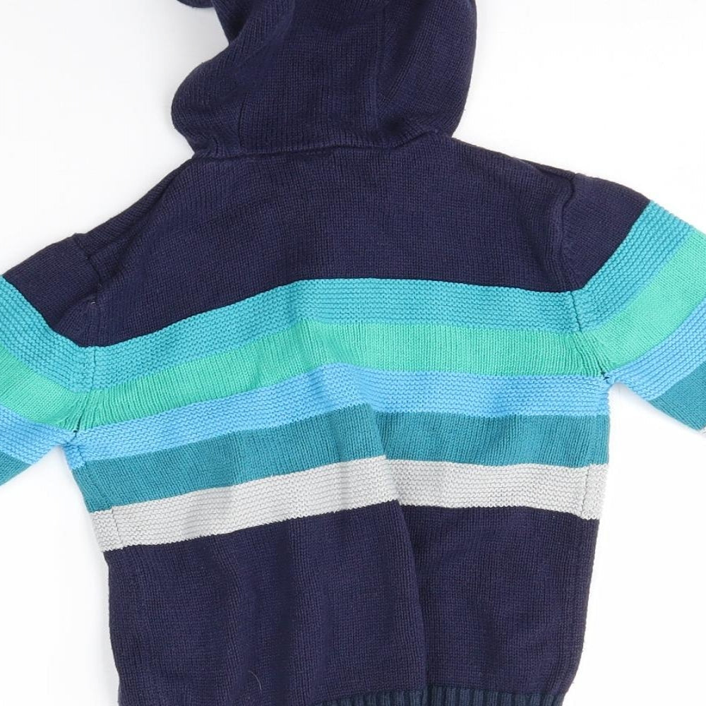TU Baby Blue Striped Jacket Size 12-18 Months