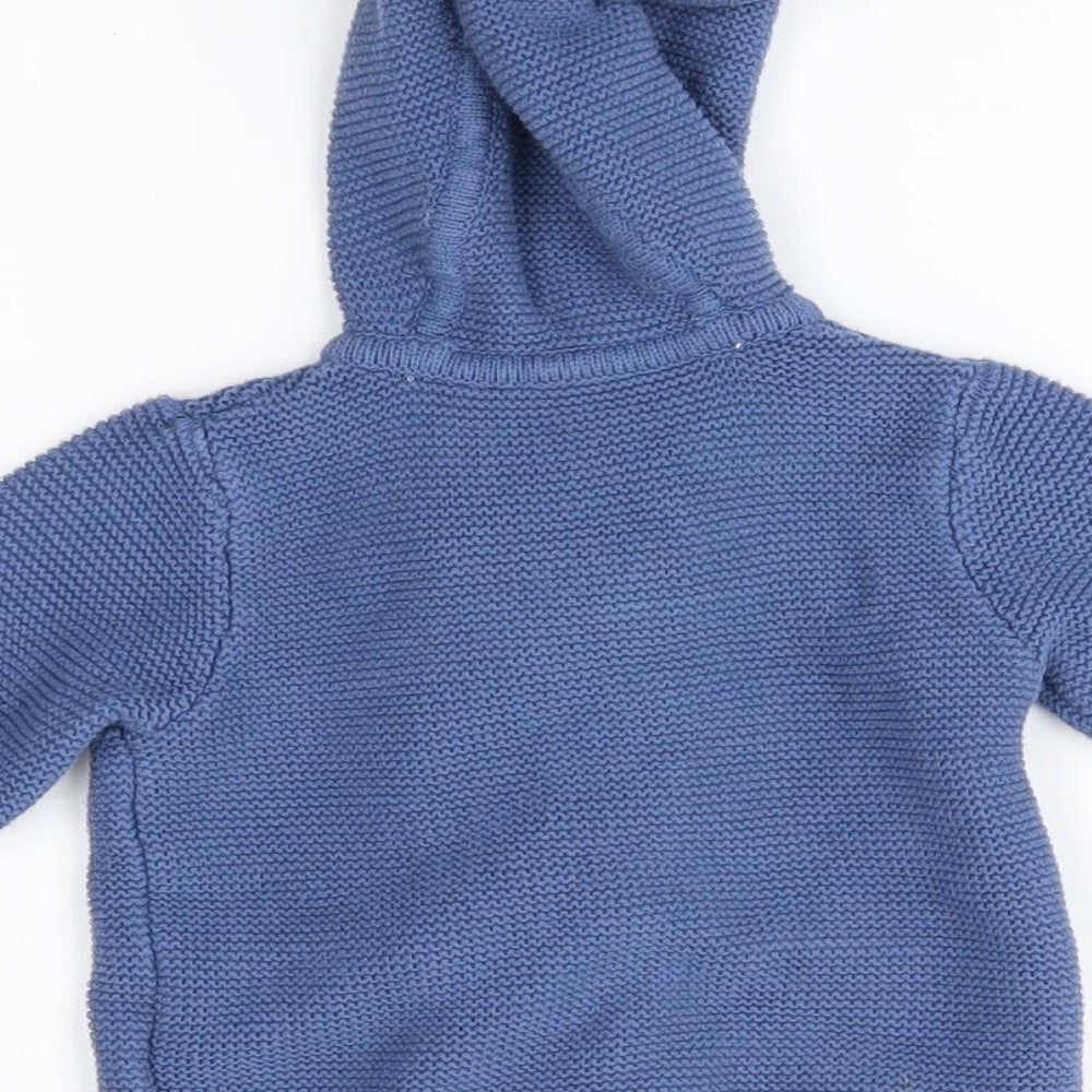 Mothercare Baby Blue Cardigan Jumper Size 0-3 Months