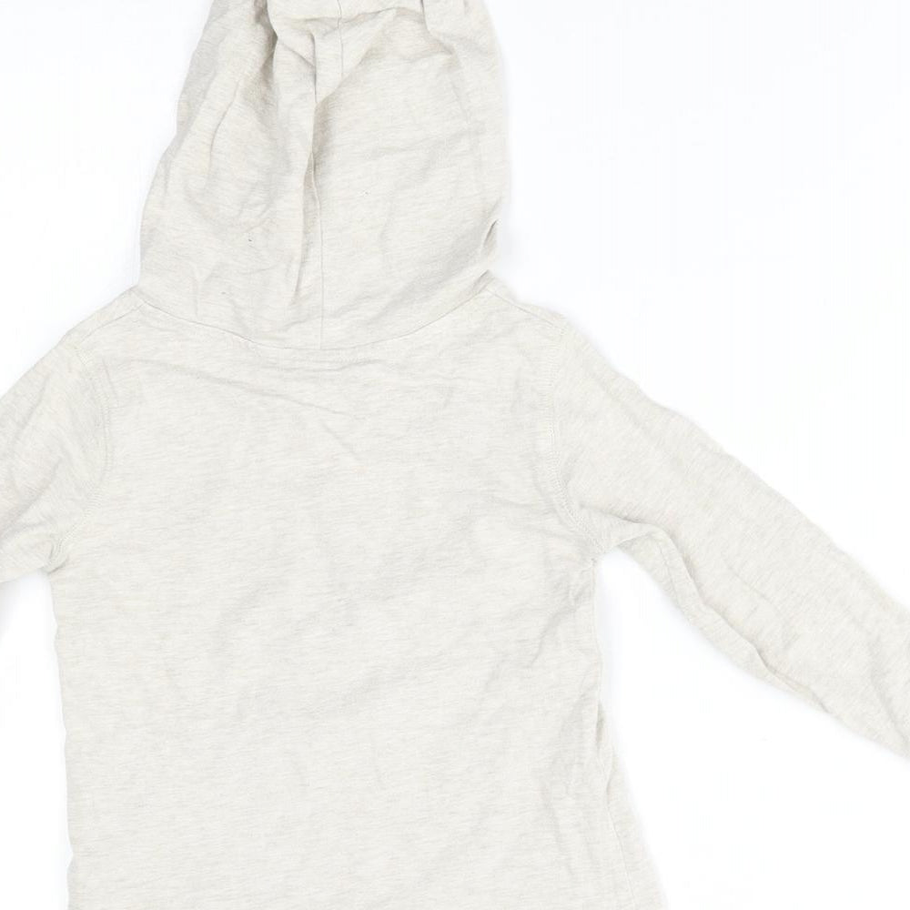 Gap Boys Grey Pullover Hoodie Size 2 Years - pug with reindeer antlers