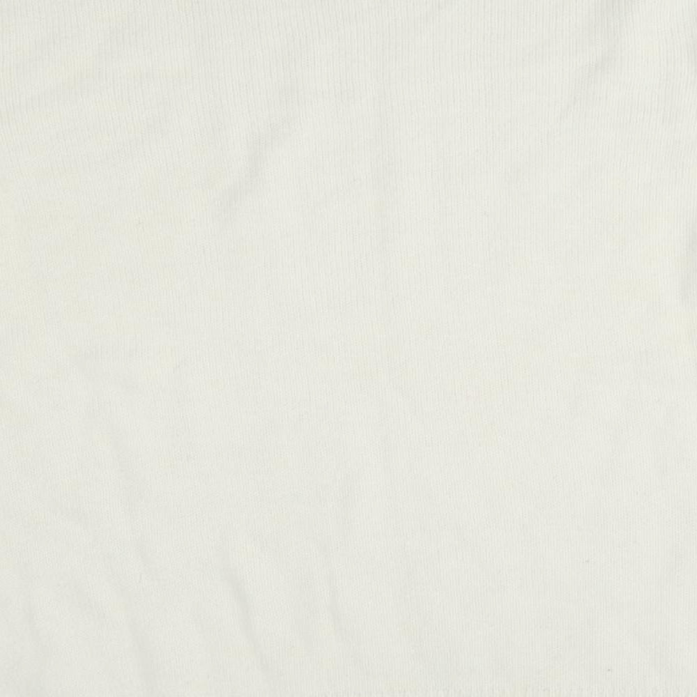 EWM Womens White Pullover Jumper Size M