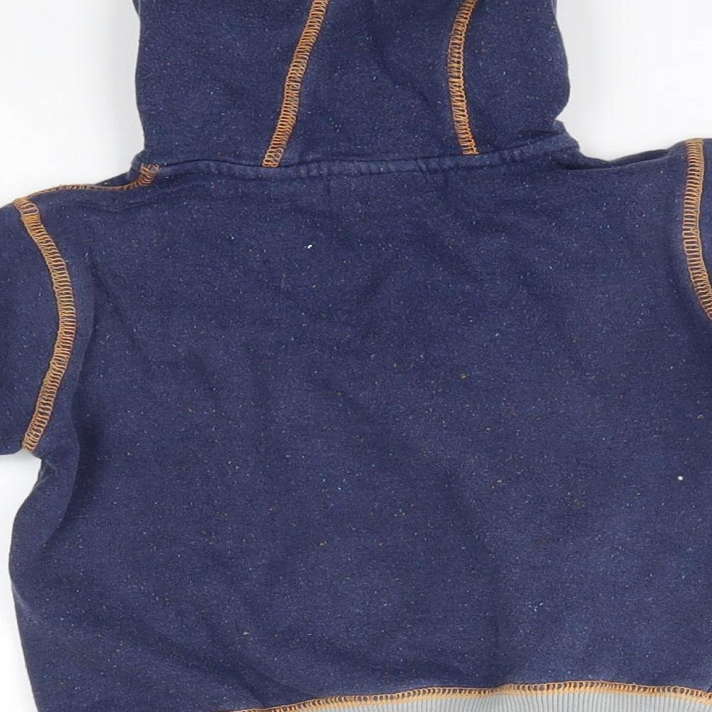 disney store Boys Blue Full Zip Hoodie Size 3 Years