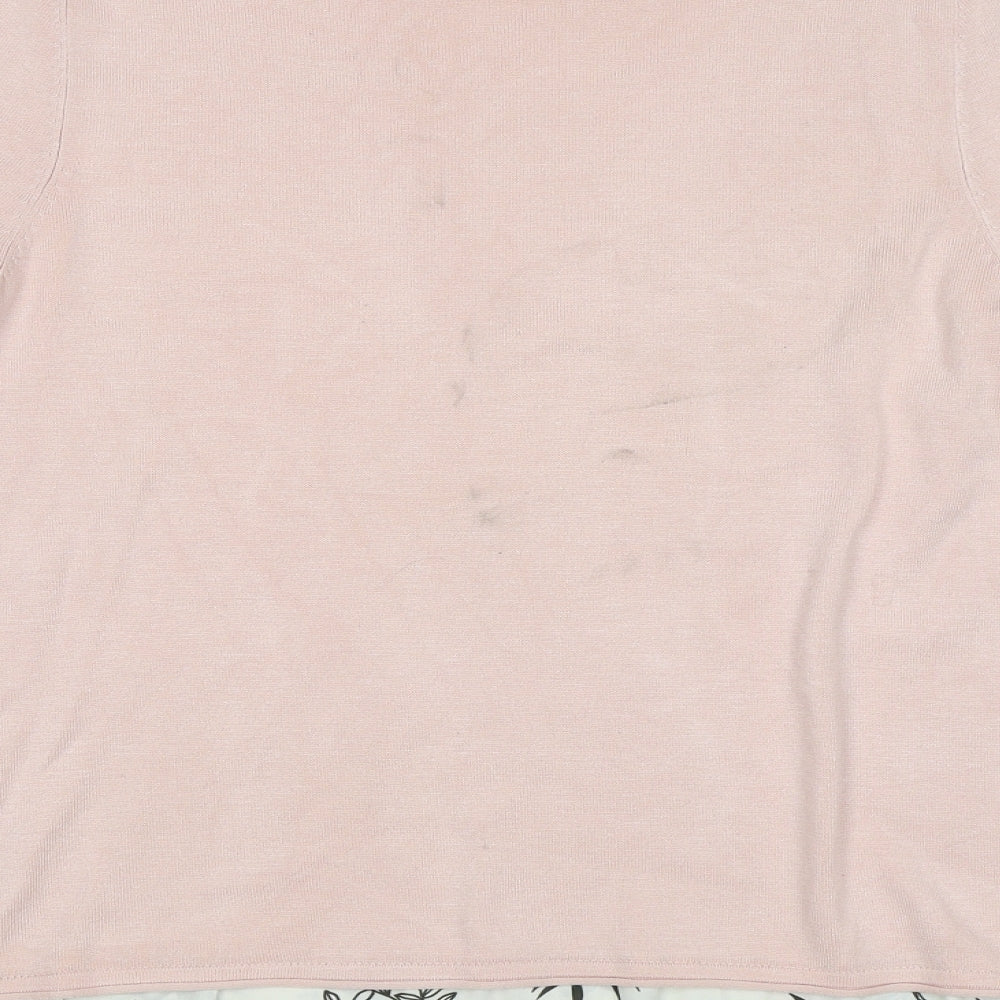 Debenhams Womens Pink Pullover Jumper Size 10