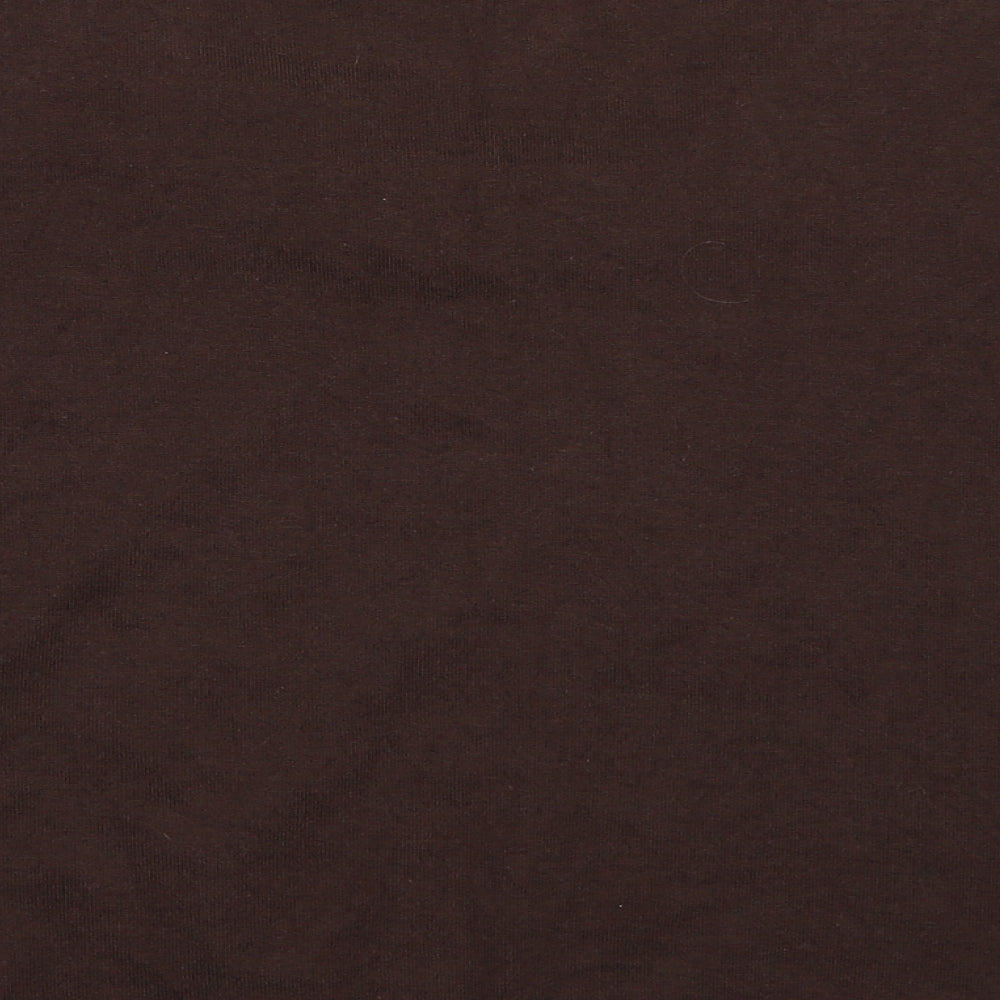 Country Casuals Petite Womens Brown Pullover Jumper Size L - Embelished Neckline
