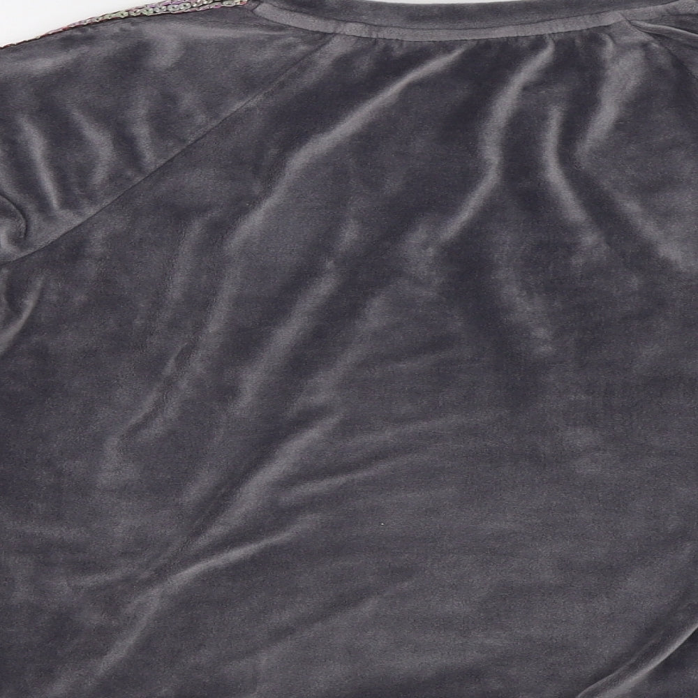 George Girls Grey Pullover Sweatshirt Size 10-11 Years - Sequin detail