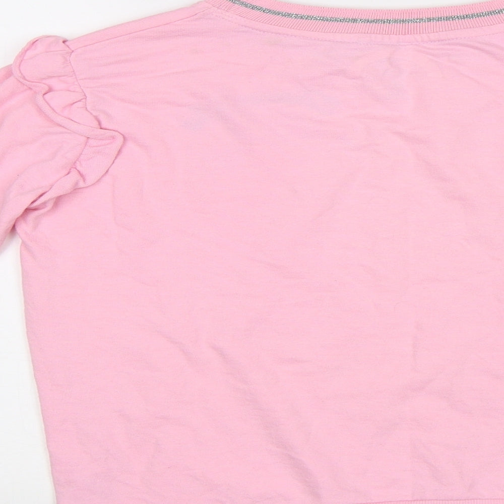 Primark Womens Pink Pullover Sweatshirt Size S - Unicorn