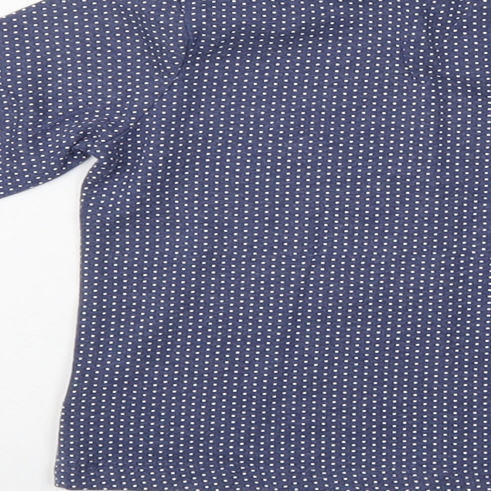 Very Girls Blue Polka Dot Pullover Jumper Size 4-5 Years
