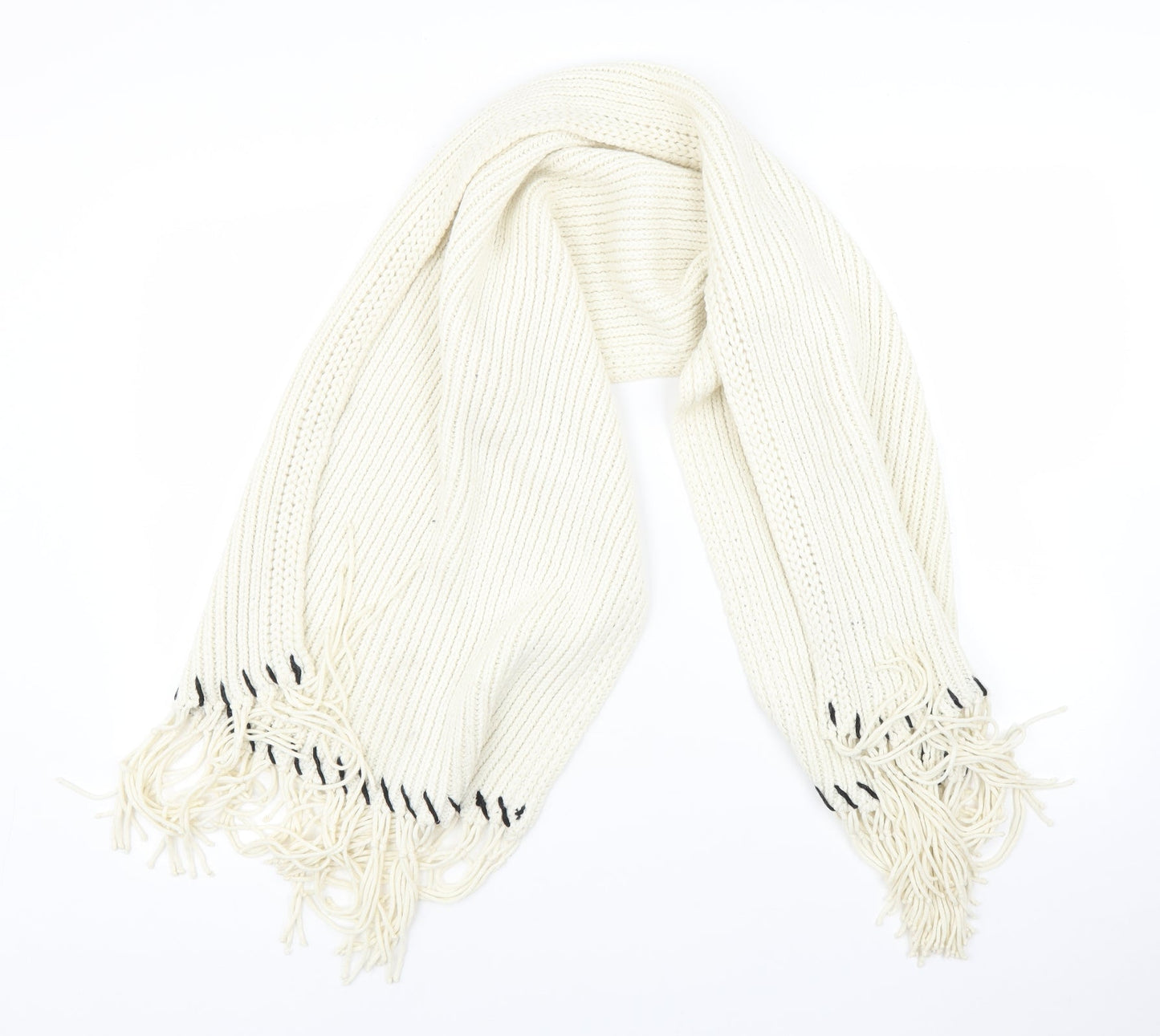 Belly Barnley White Striped Scarf