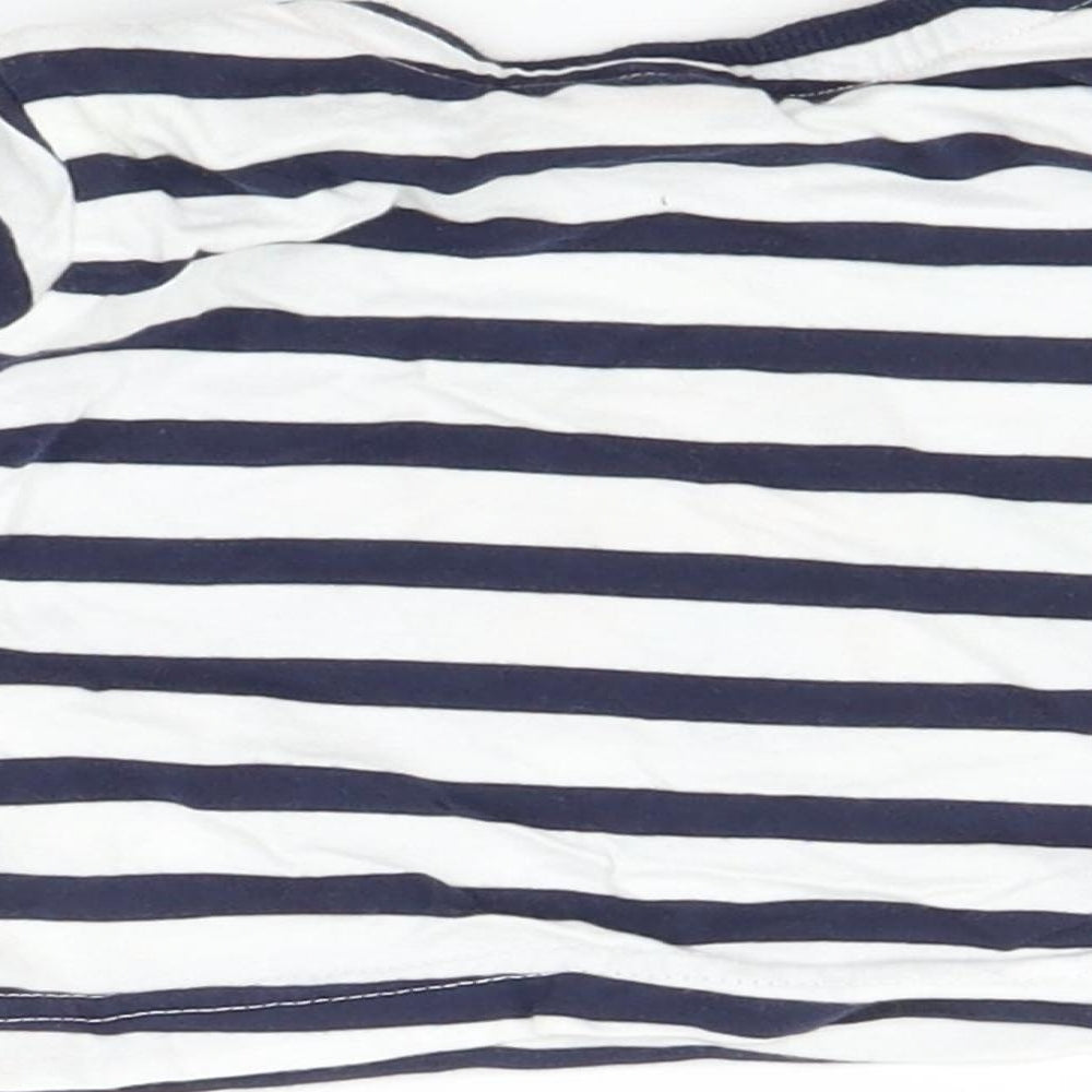 Bluezoo Baby Multicoloured Striped Basic T-Shirt Size 3-6 Months