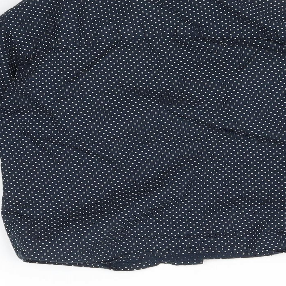 Primark Boys Blue Polka Dot Button-Up Size 2-3 Years