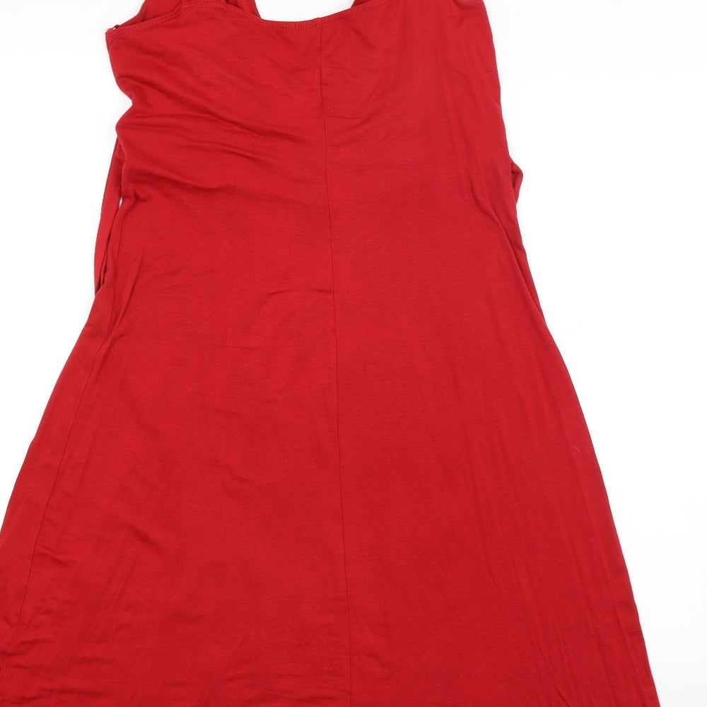 George Womens Red A-Line Size 12