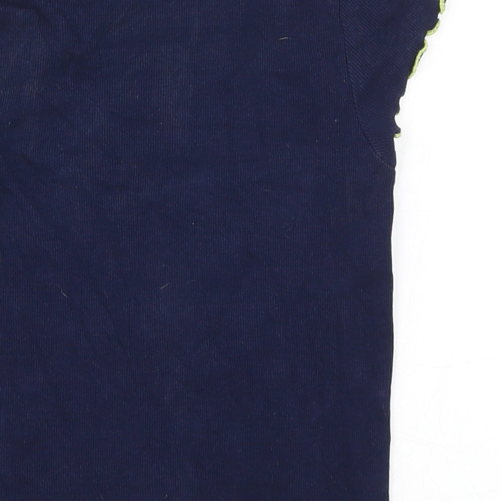 Marks & Spencer Girls Blue Basic T-Shirt Size 7-8 Years - Live Your Best Life