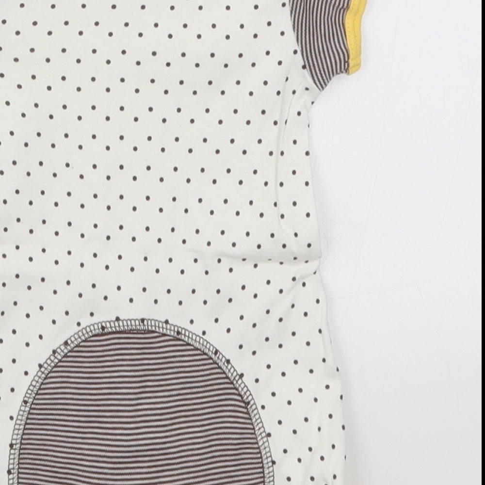 Mothercare Baby White Polka Dot Babygrow One-Piece Size Newborn