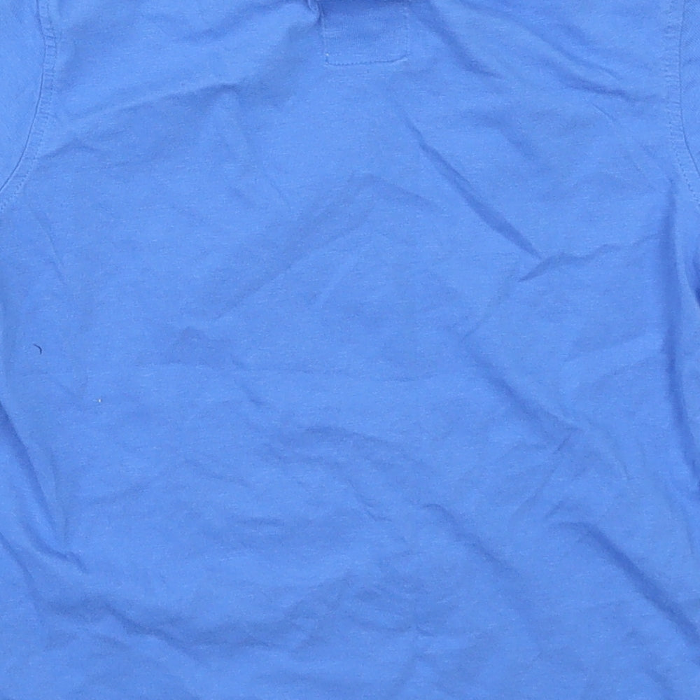 George Boys Blue Basic T-Shirt Size 6-7 Years - Santa Jaws Feast Mode