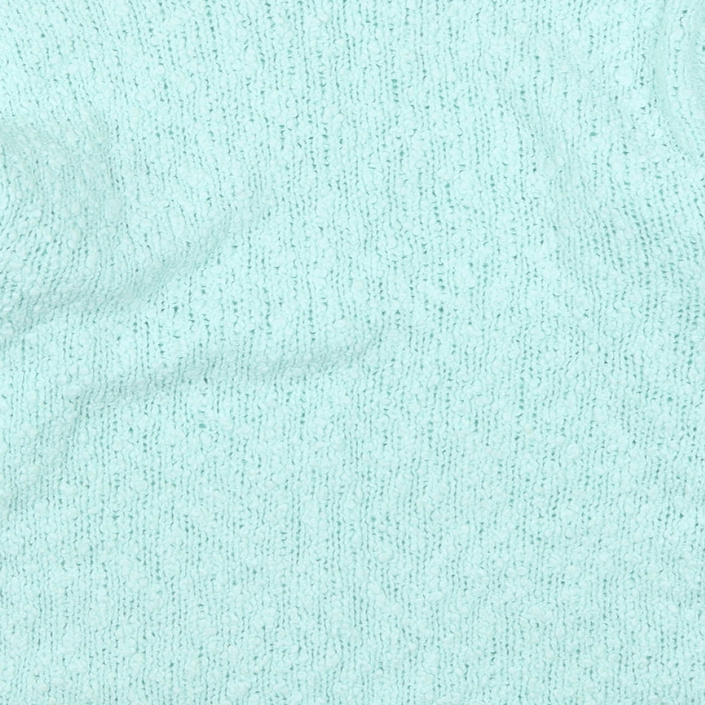 GI Womens Blue Knit Pullover Jumper Size 12