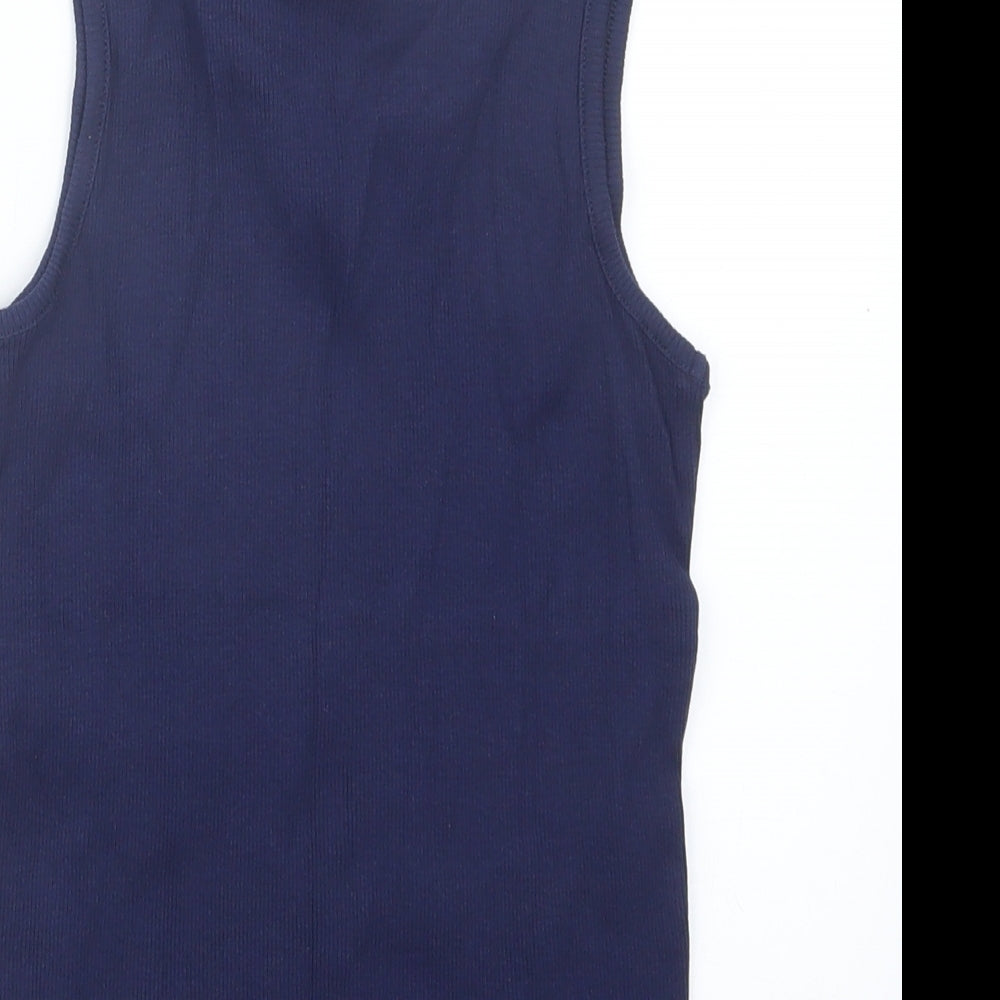 George Girls Blue Basic Tank Size 10-11 Years
