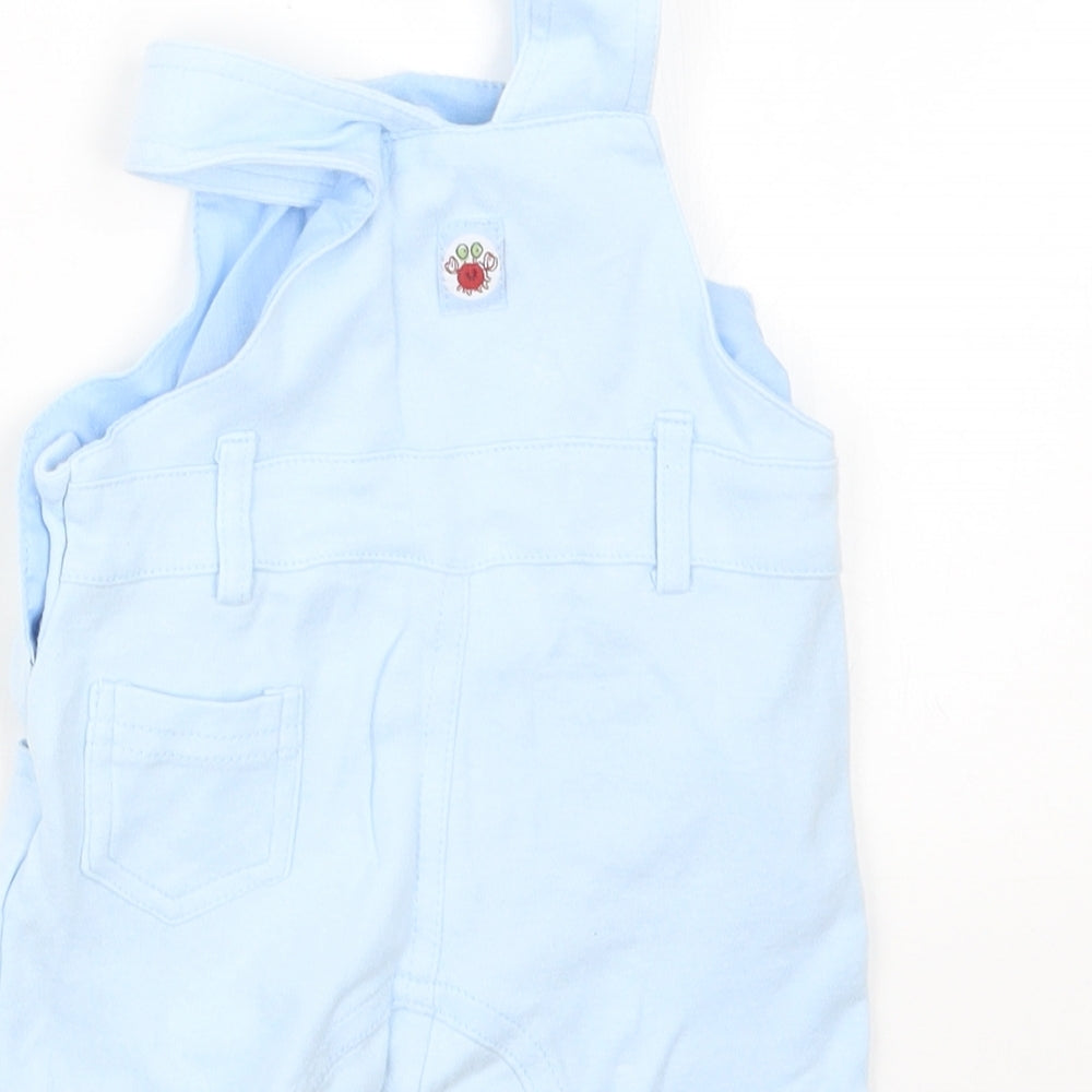 Babytime Boys Blue Dungaree Outfit/Set Size 3-6 Months