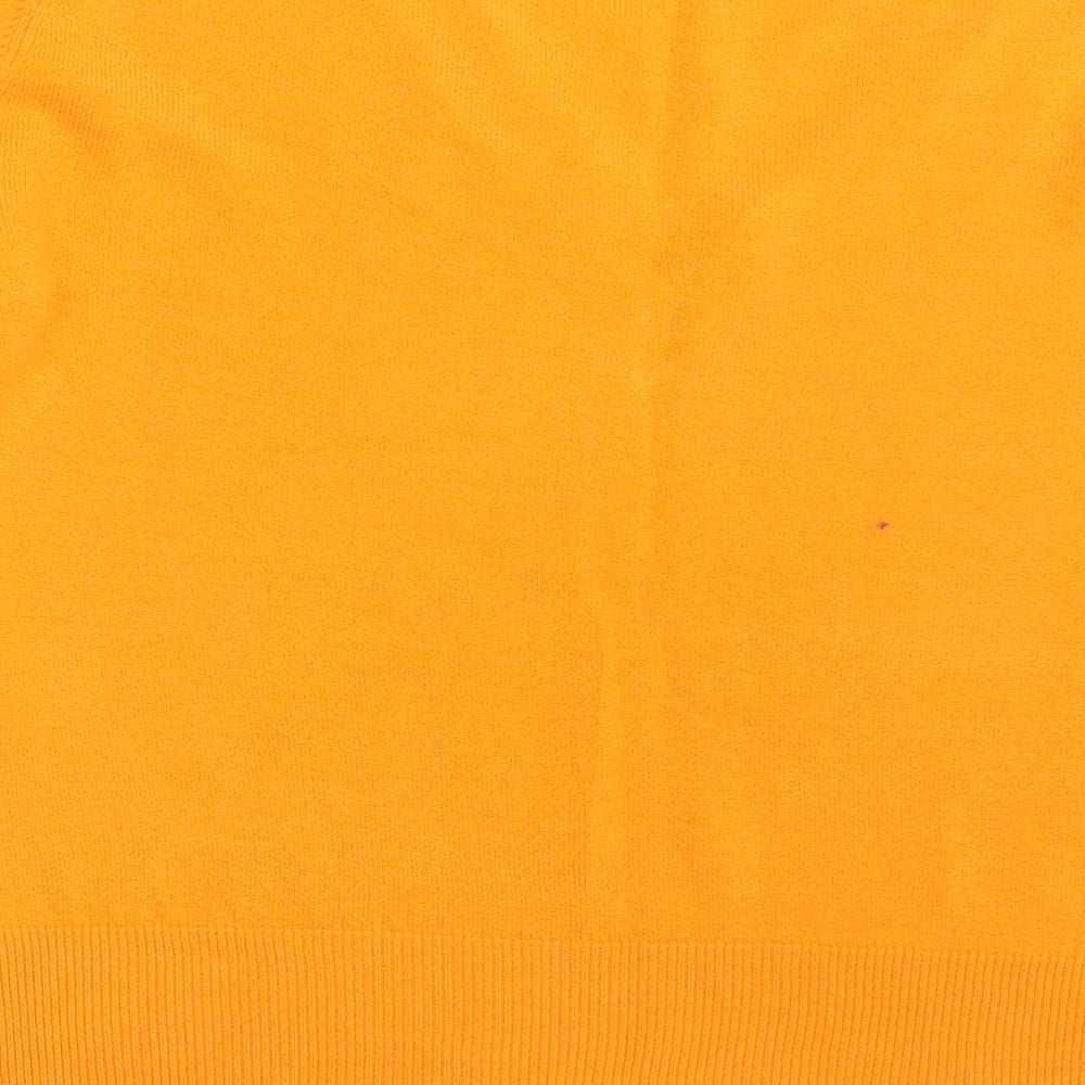 Next Womens Orange Pullover Jumper Size XS
