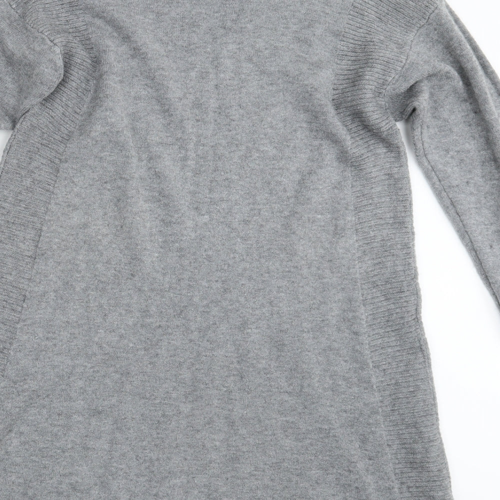 M&V Womens Grey Pullover Jumper Size S