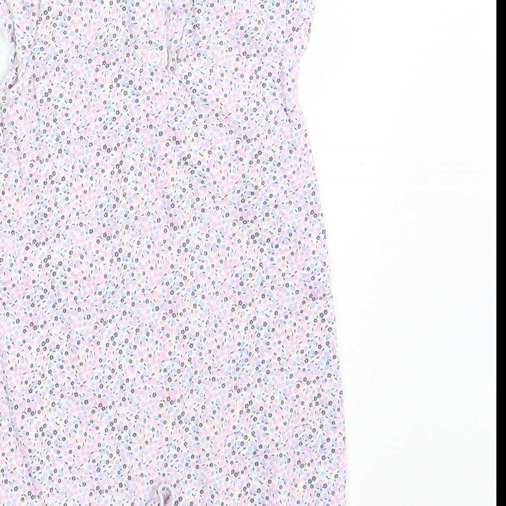 Mothercare Girls Multicoloured Floral T-Shirt Dress Size 3-6 Months