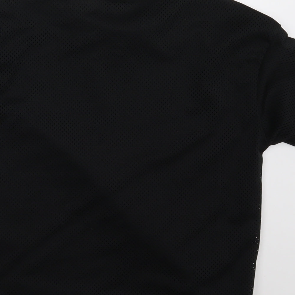 F&F Boys Black Basic T-Shirt Size 7-8 Years