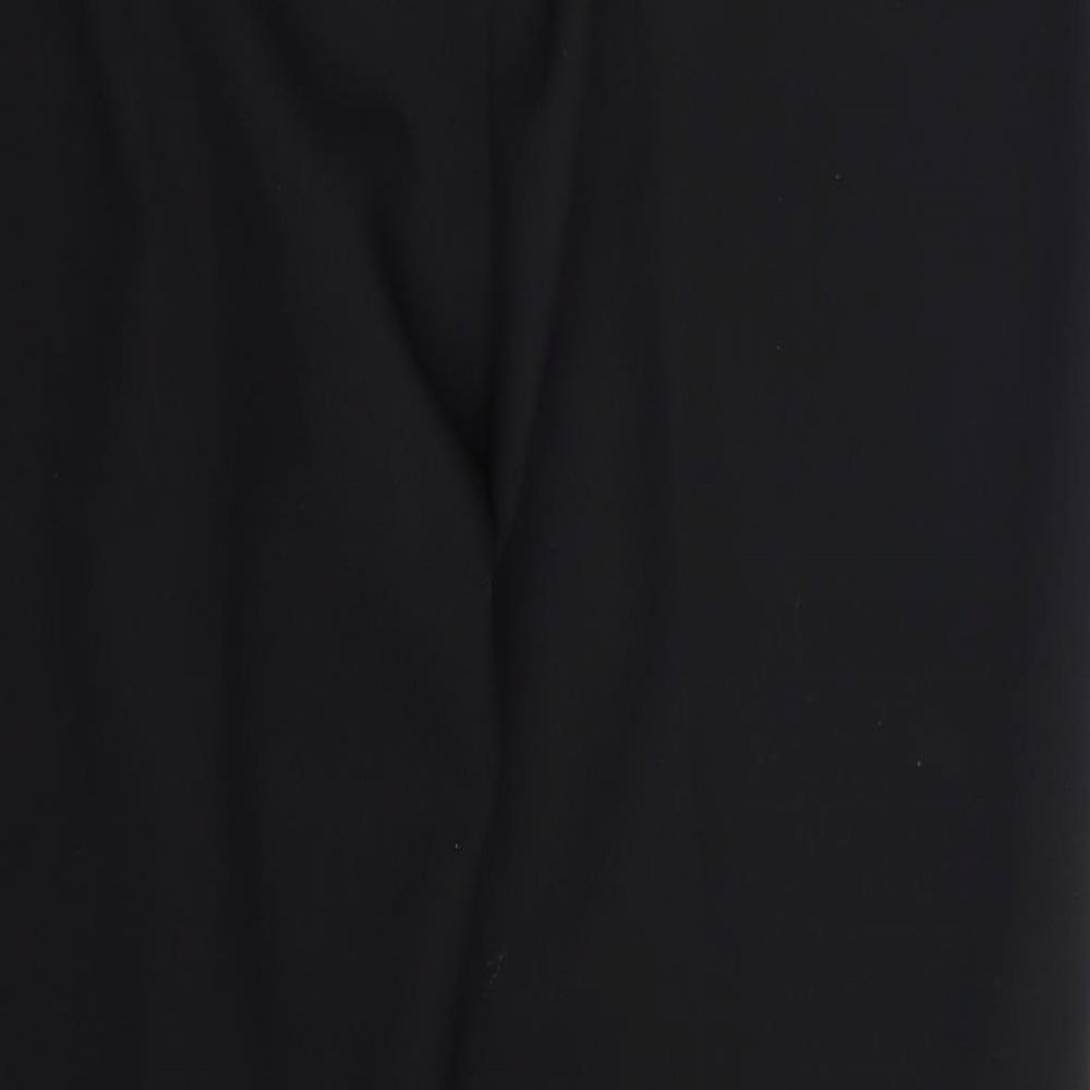 George Womens Black Trousers Size 16 L25 in