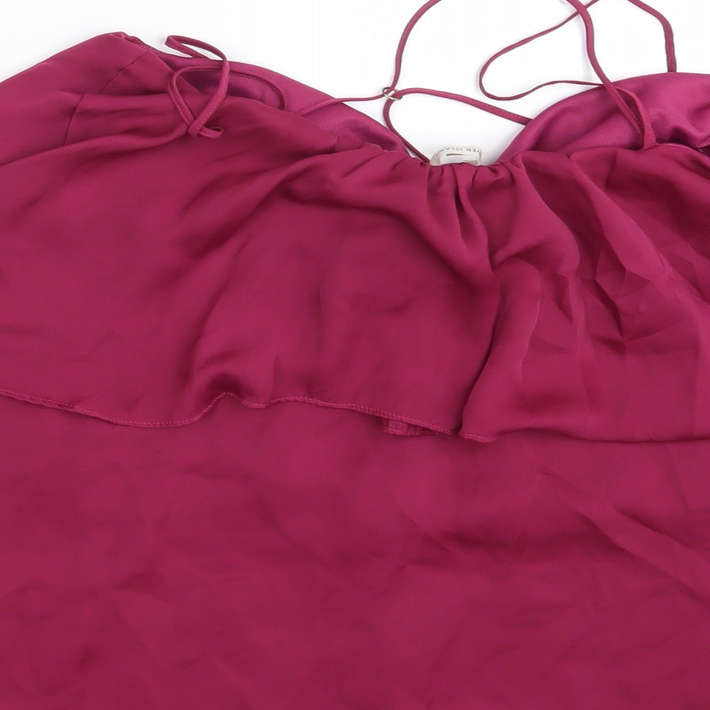 River Island Womens Purple Basic Blouse Size 12