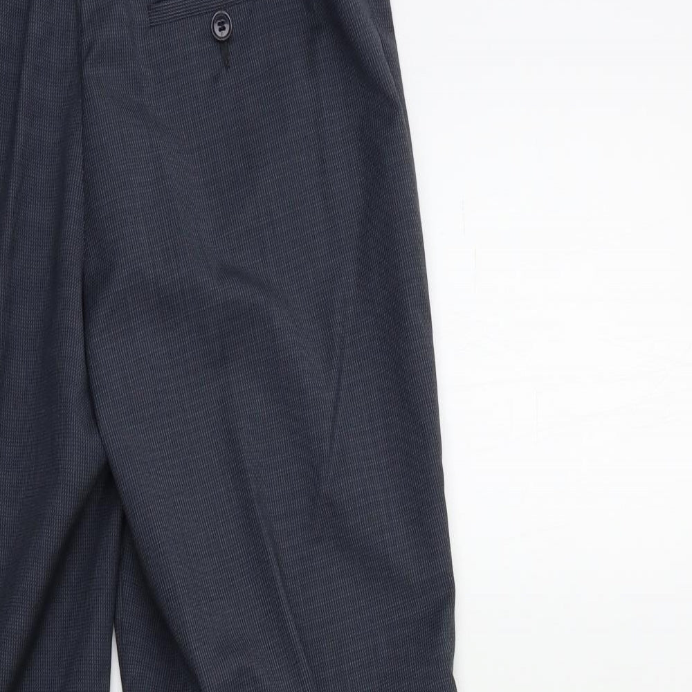 Preworn Womens Grey Trousers Size 14 L28 in