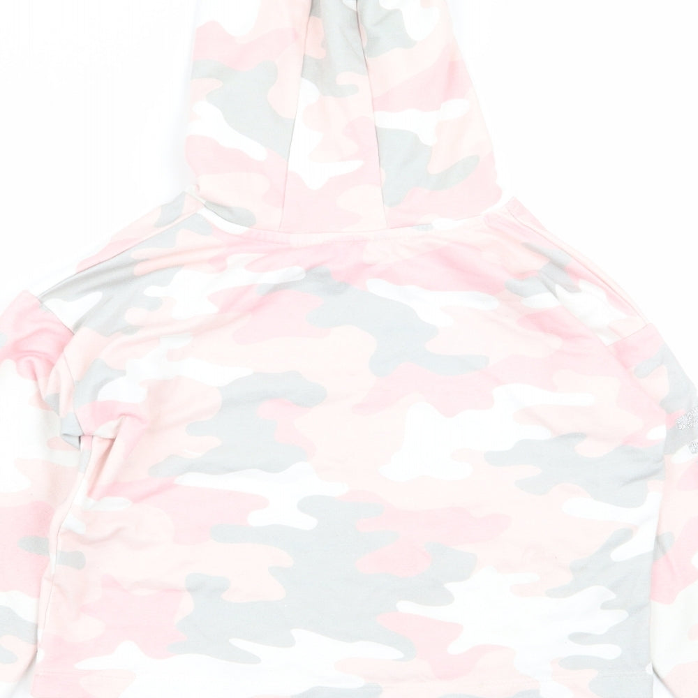 Asda George Girls Multicoloured Camouflage Pullover Jumper Size 7-8 Years