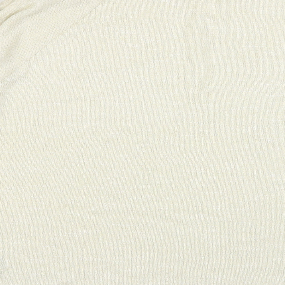 Avon Womens Ivory Basic T-Shirt Size 10