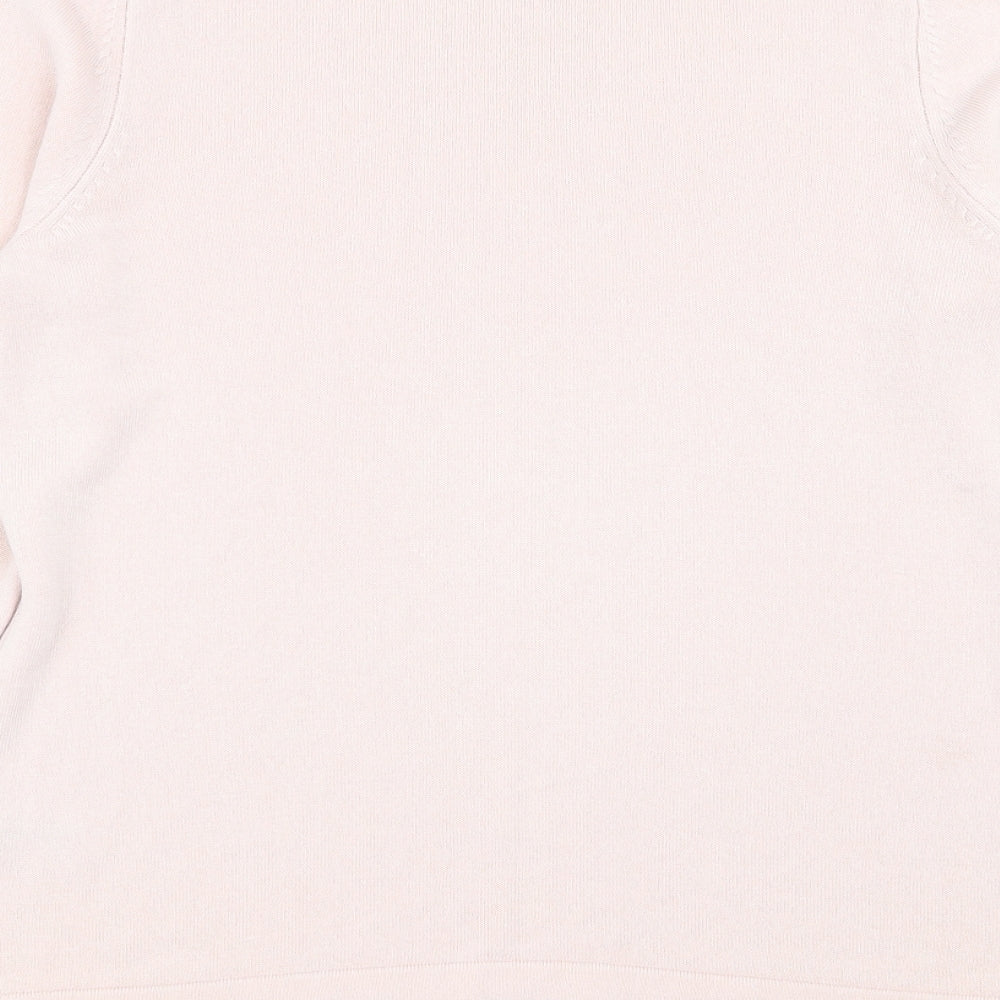 Marks & Spencer Womens Pink Pullover Jumper Size 10