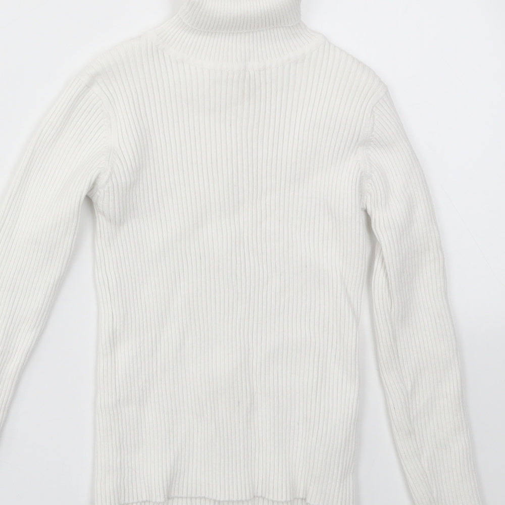 NEXT Girls White Basic T-Shirt Size 6 Years