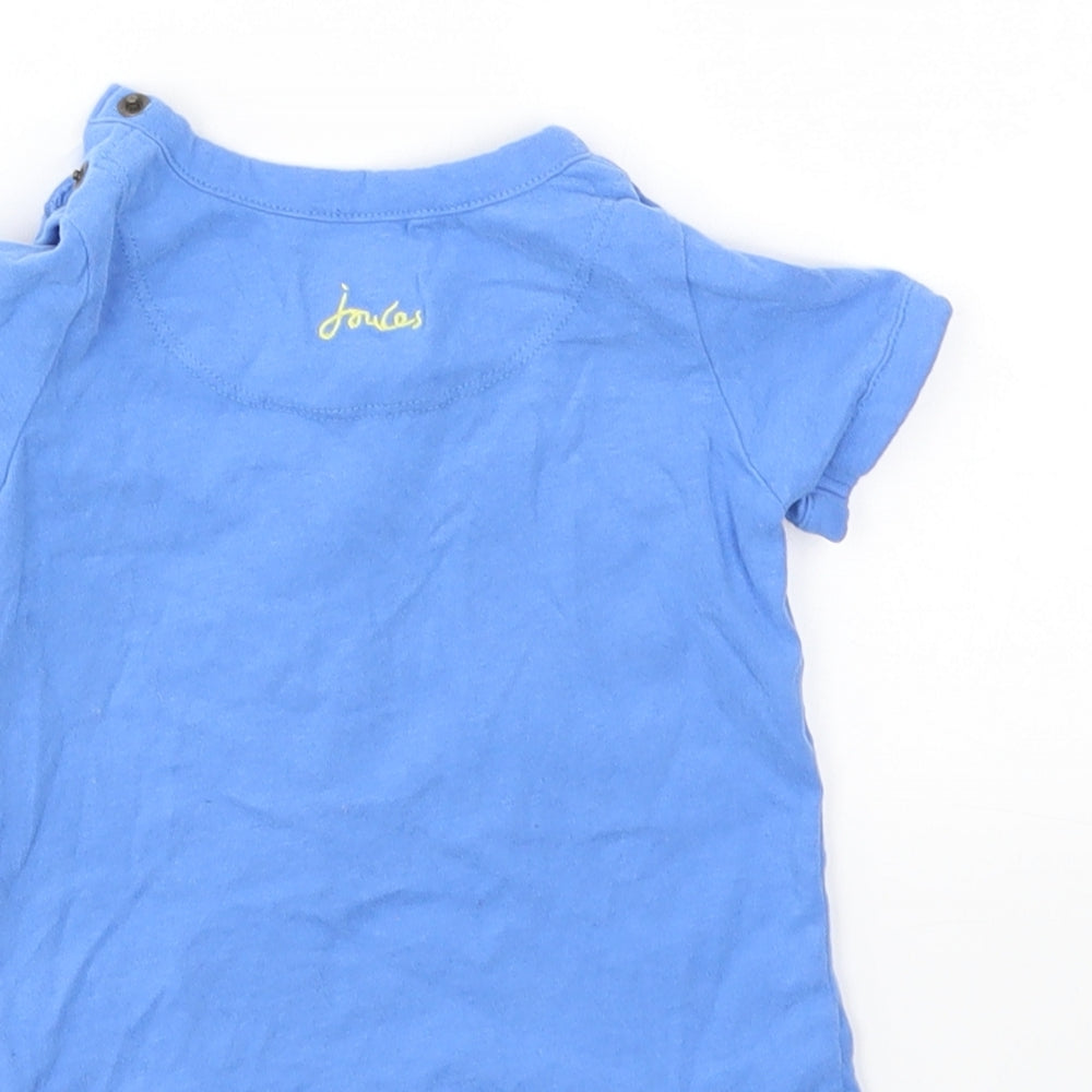 jouels Boys Blue Basic Tank Size 6-9 Months