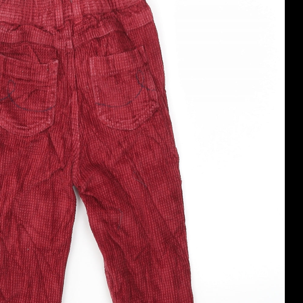 M&Co Girls Red Jogger Trousers Size 12-13 Years