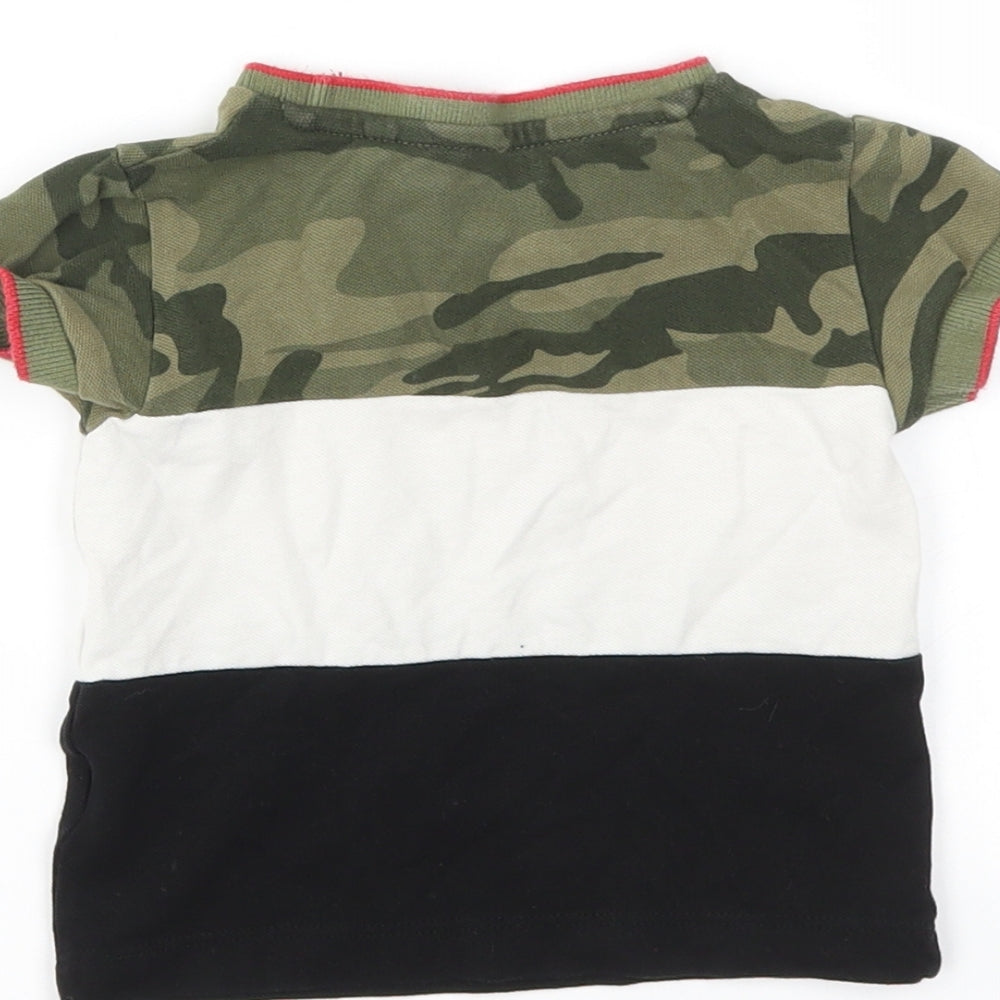 NEXT Boys Multicoloured Camouflage Basic T-Shirt Size 3-6 Months