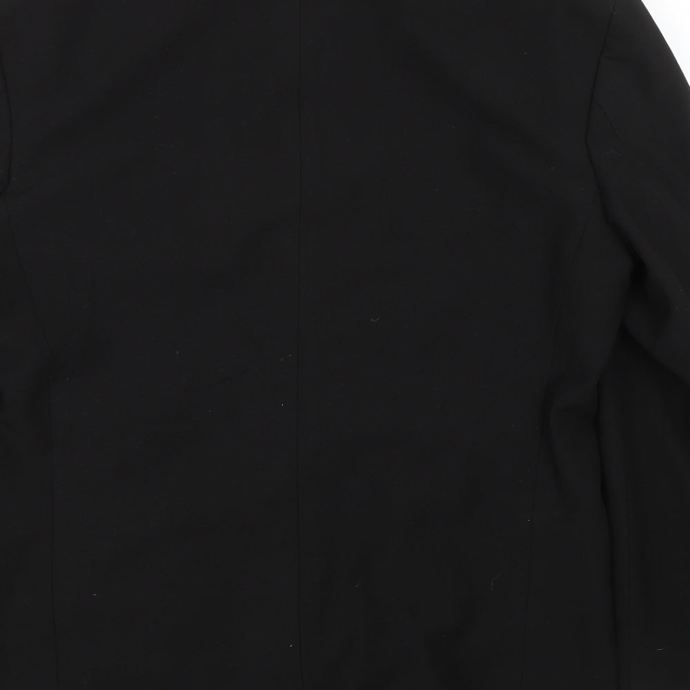 Stone Bridge Mens Black Jacket Suit Size 38