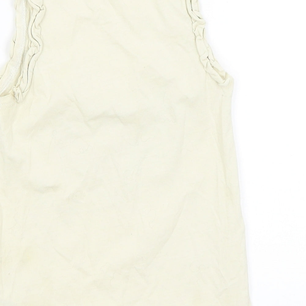 H&M Girls Yellow Basic Tank Size 5-6 Years - Adventure Forever