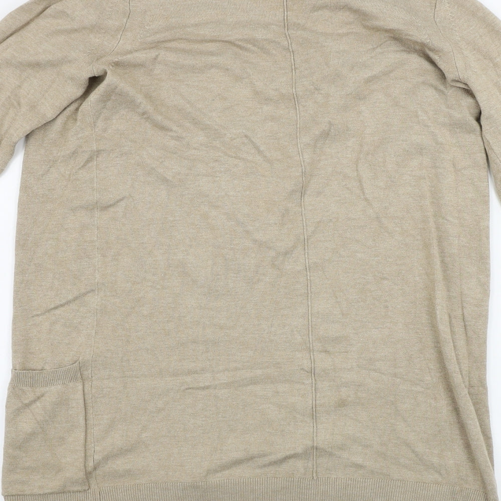 Marks & Spencer Womens Beige Cardigan Jumper Size XS