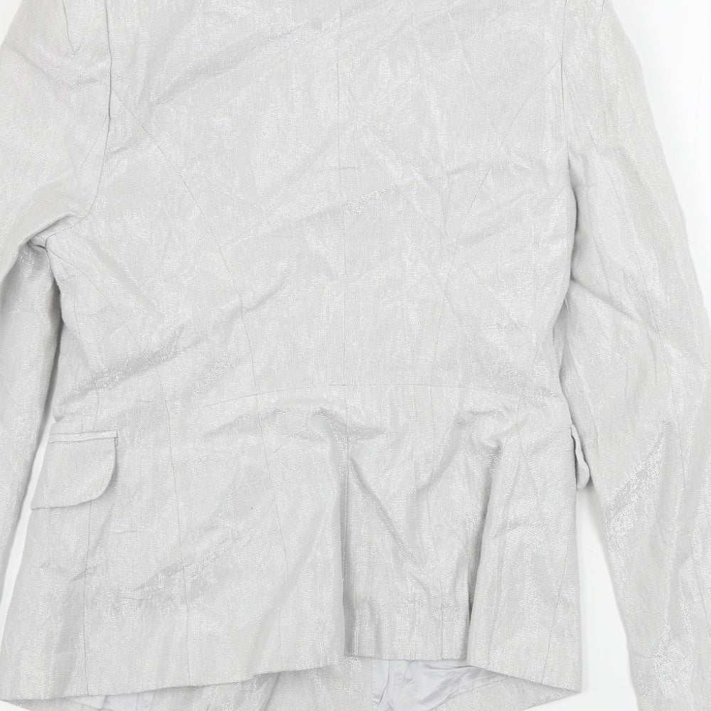 Full Circle Womens Grey Jacket Blazer Size 12