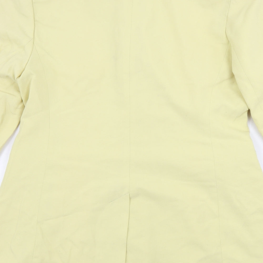Classics Womens Yellow Jacket Blazer Size 12