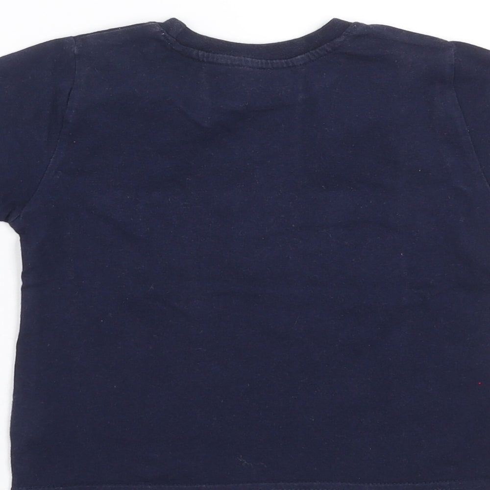 Primark Boys Blue Basic T-Shirt Size 18-24 Months - Chill