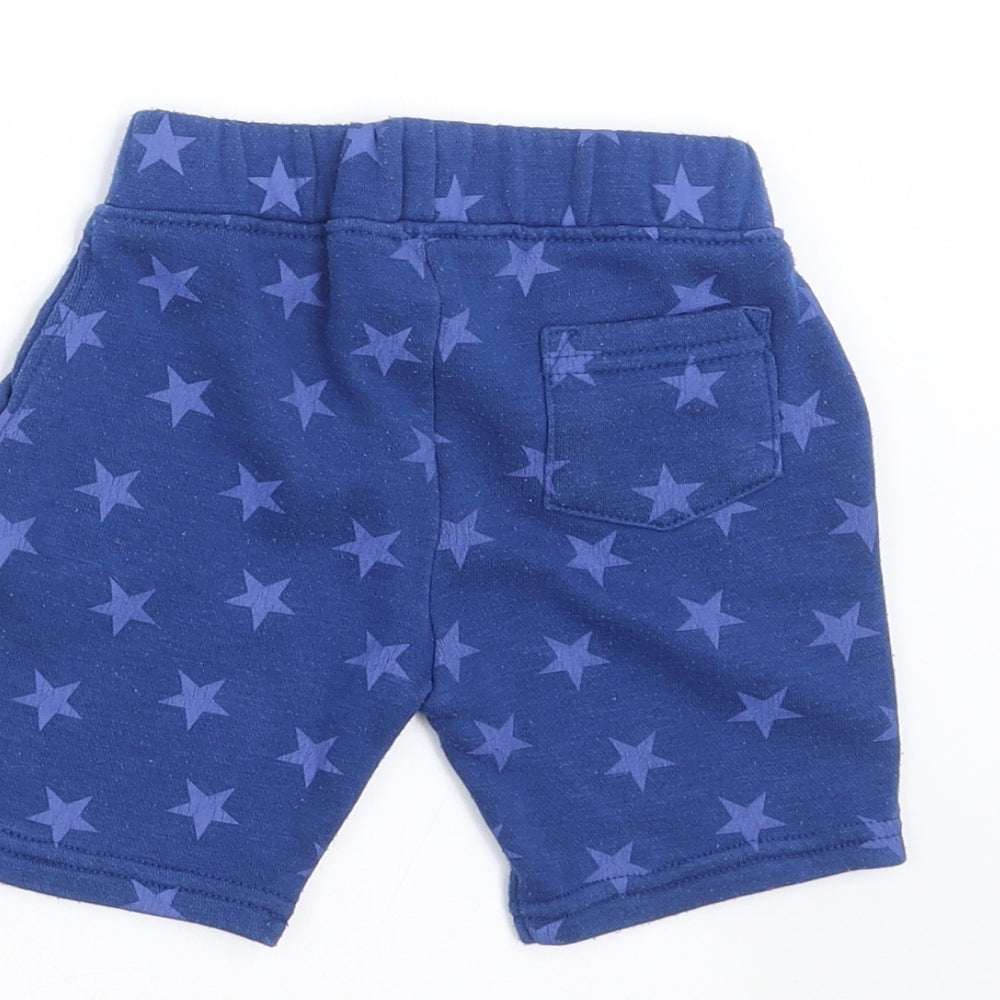 Primark Boys Blue Geometric Trousers Size 12-18 Months - star pattern shorts
