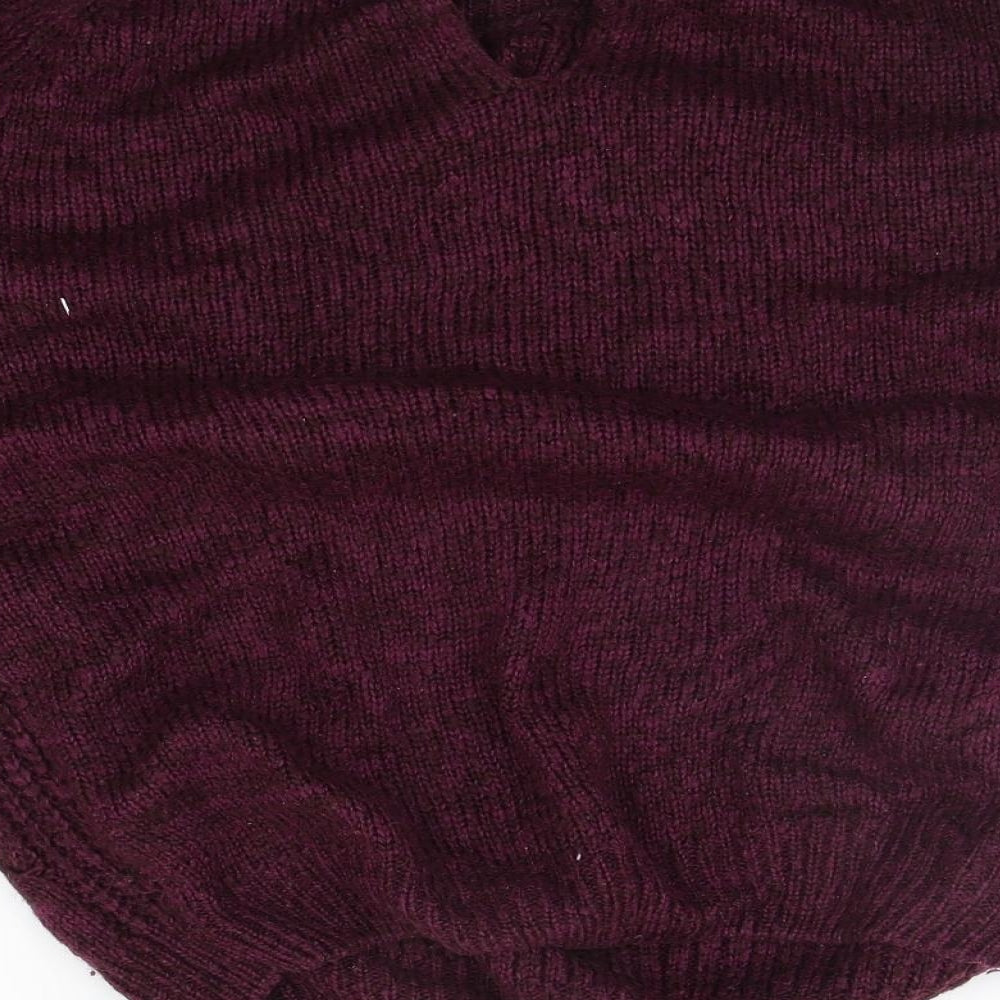 New Look Womens Purple Pullover Jumper Size M