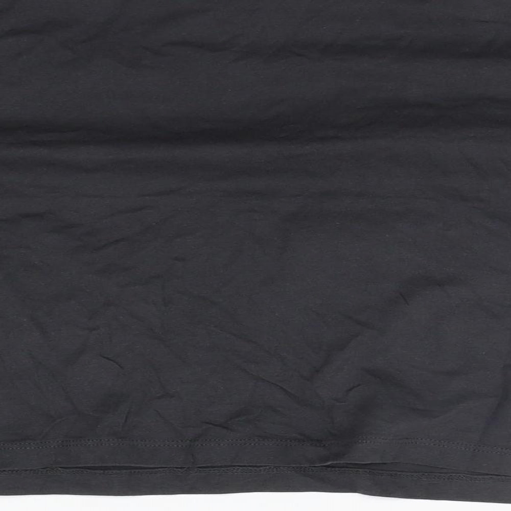 Preworn Womens Grey Basic T-Shirt Size 8