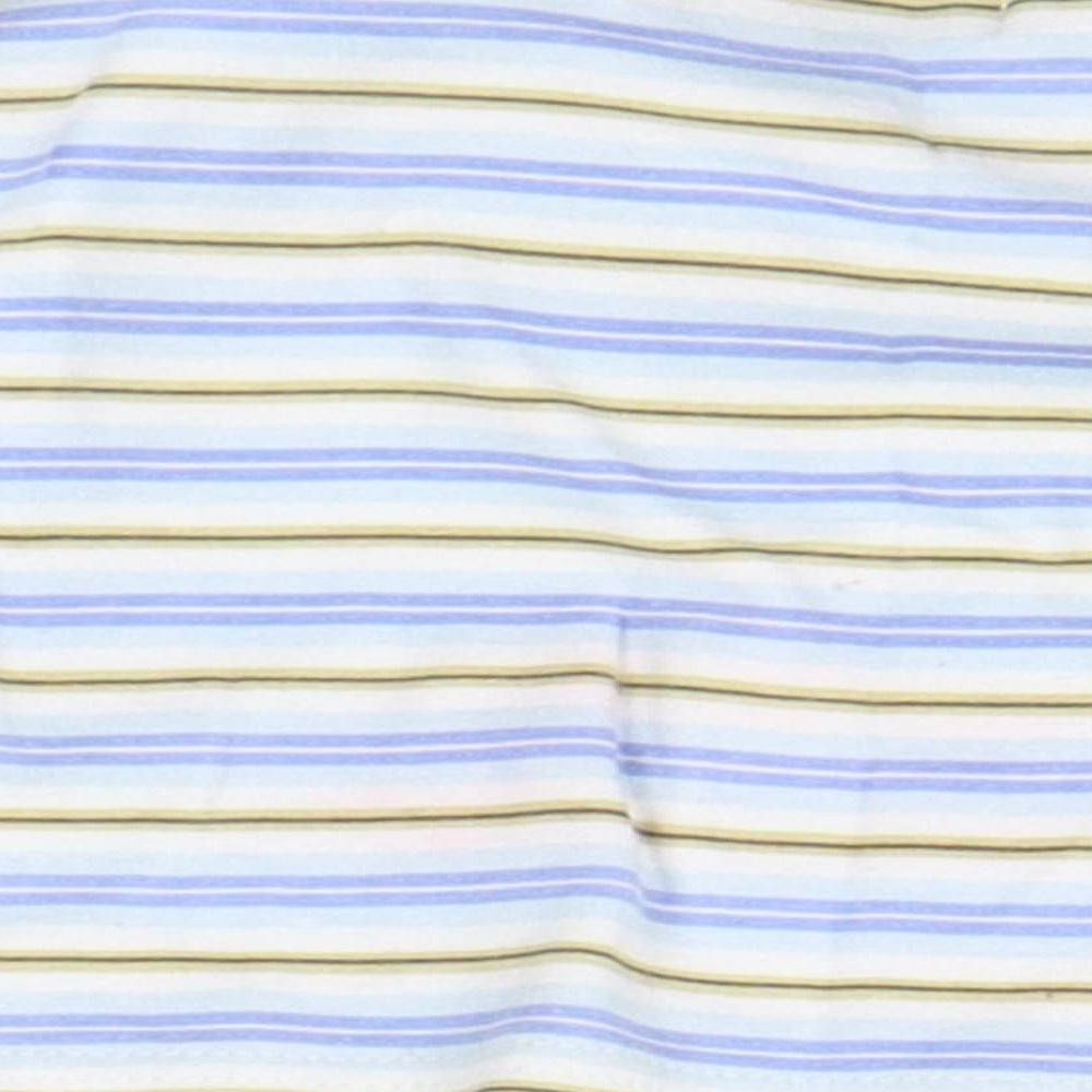 Earlydays Baby Blue Striped Basic T-Shirt Size 3-6 Months
