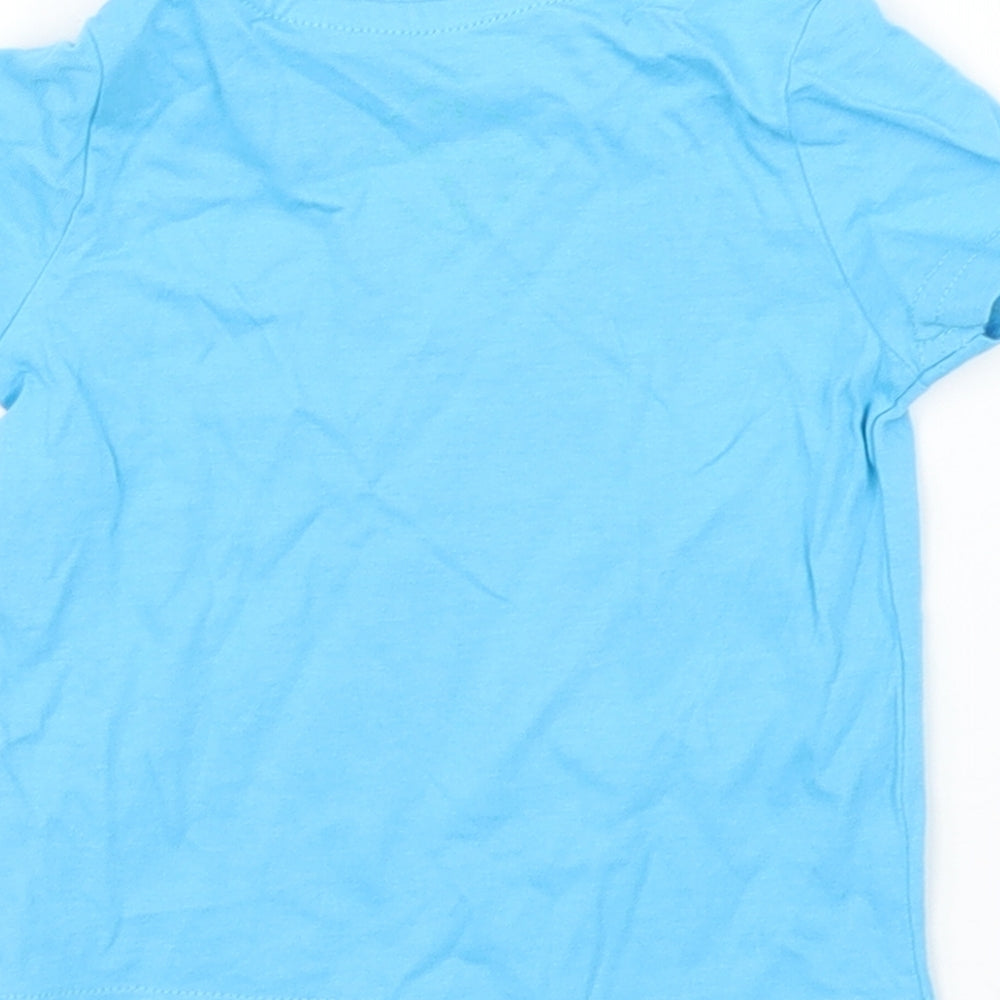 Mothercare Boys Blue Basic T-Shirt Size 3-6 Months