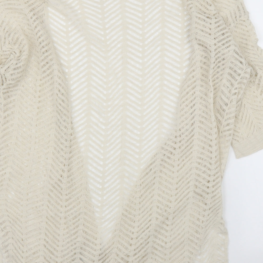 Next Womens Ivory Cardigan Jumper Size 12