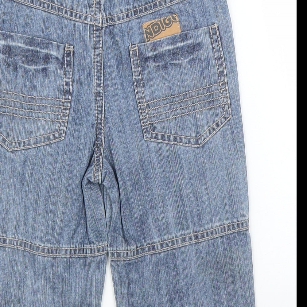 M&S Boys Blue Denim Capri Jeans Size 9 Months